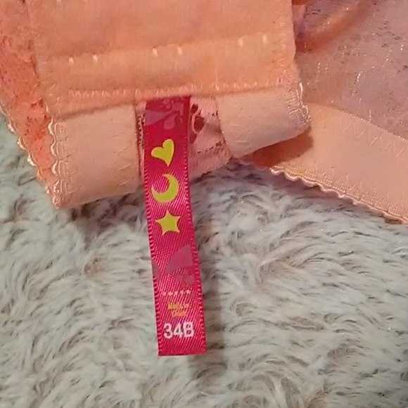 Charlotte Russe bralette. Coral color. - Picture 3 of 4